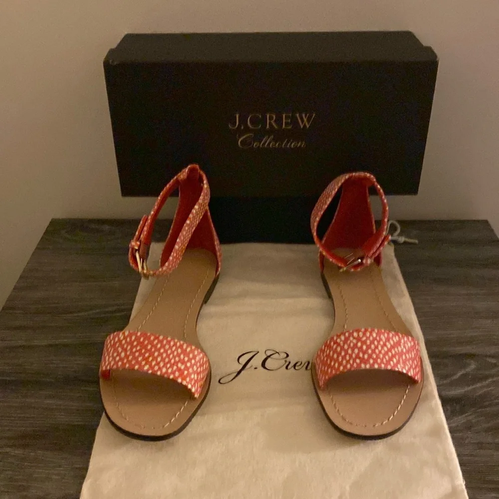 J Crew women’s ankle buckle sandals - Picture 1 of 7
